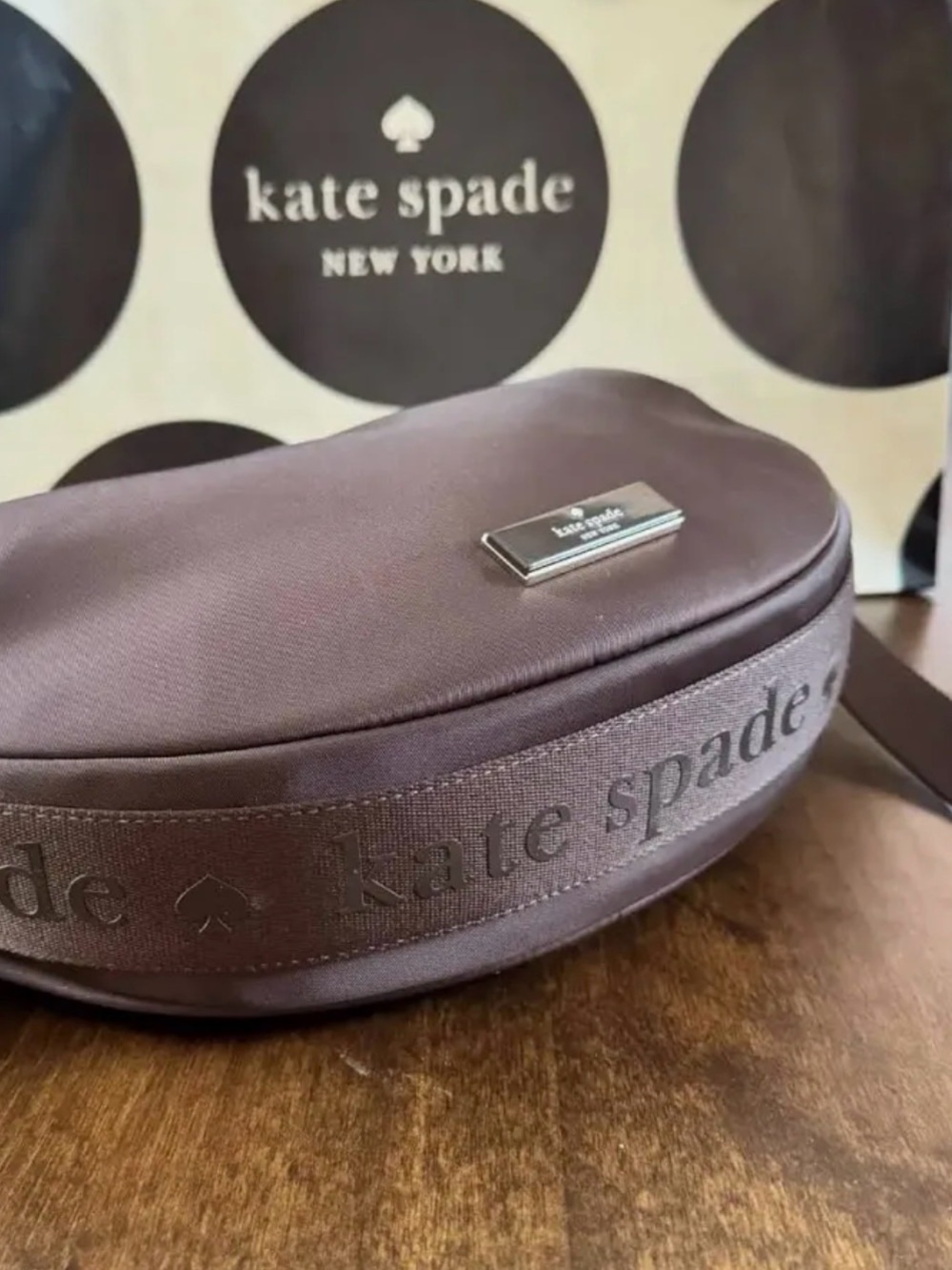 kate spade hot fudge sling bag